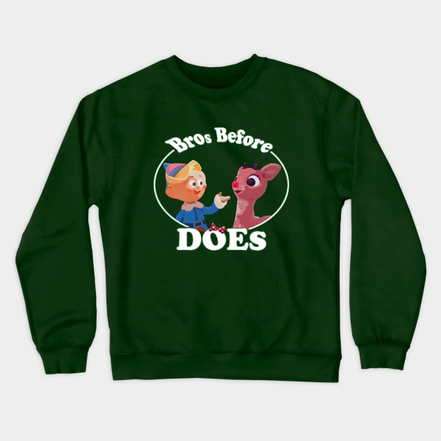 Bros Before Does Crewneck Sweatshirt by JPenfieldDesigns